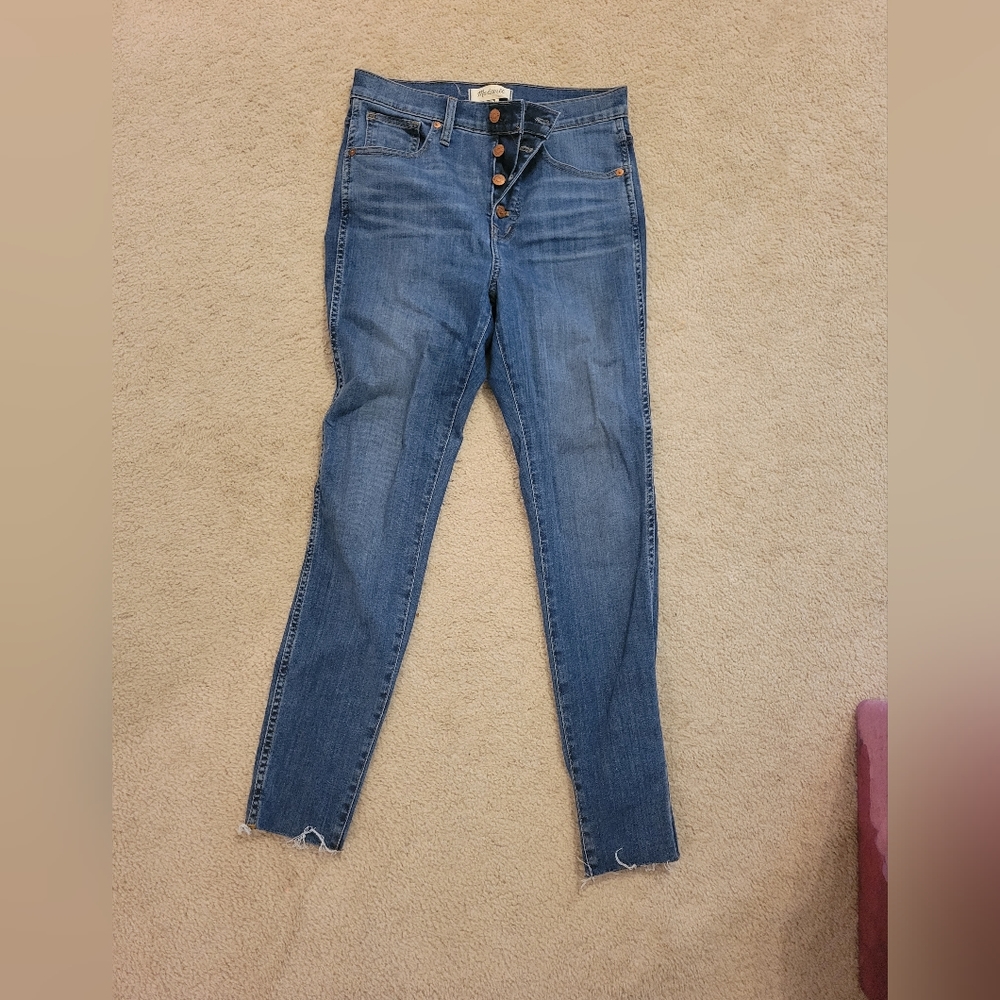 Madewell 10" high rise skinny